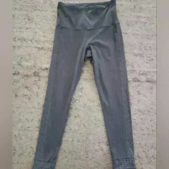 PrAna Womens Gray Faro High Rise 7/8 Legging In Chalkboard M - Picture 3 of 12